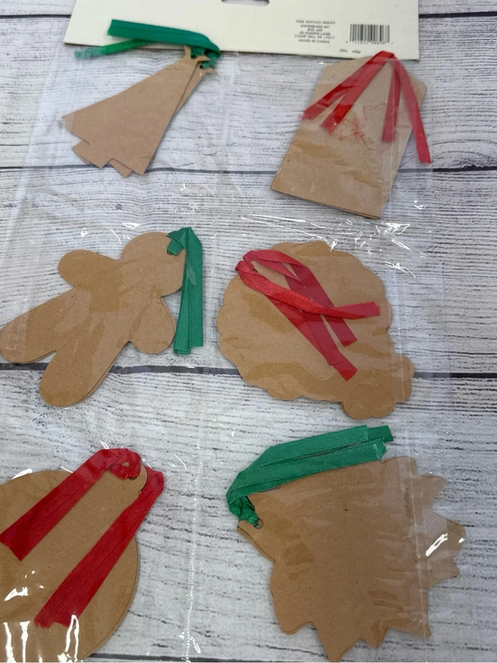 Christmas Gift Tags & Gift Bag Bundle 5 Pieces